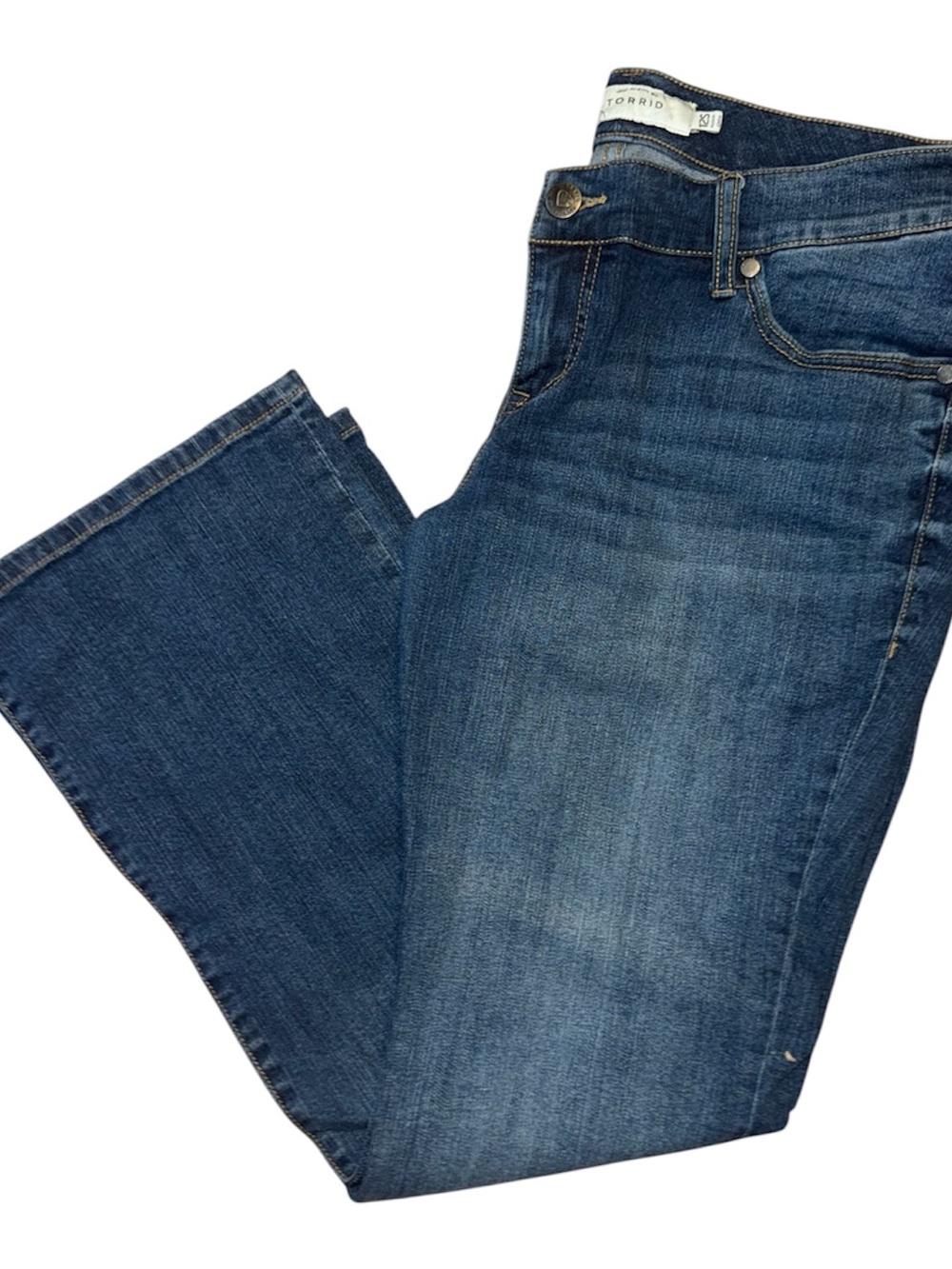 Torrid Bootcut Jeans Medium Wash Stretch Denim Women’s Size 12S
